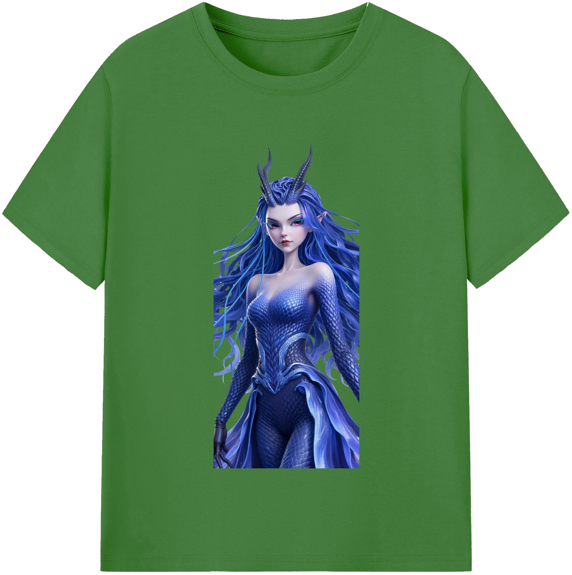 （画像用） Ne Zha 2 ナタ 魔童の大暴れ レディースカジュアルプリントTシャツ（綿100％）